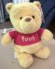DISNEY Winnie The Pooh 7cm Plush TY BEANIE BABIES Cuddly Bear Toy BRAND NEW TAGS