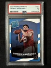 PATRICK MAHOMES II 2017 DONRUSS RATED ROOKIE FOOTBALL CHIEFS RC PSA 5