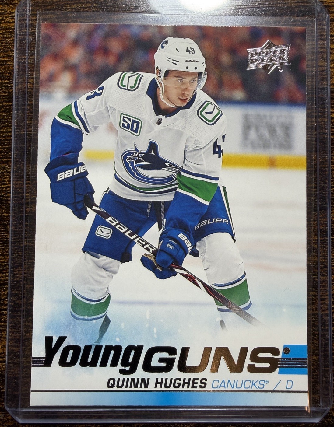 2019 Upper Deck Quinn Hughes Young Guns Rookie #249 RC