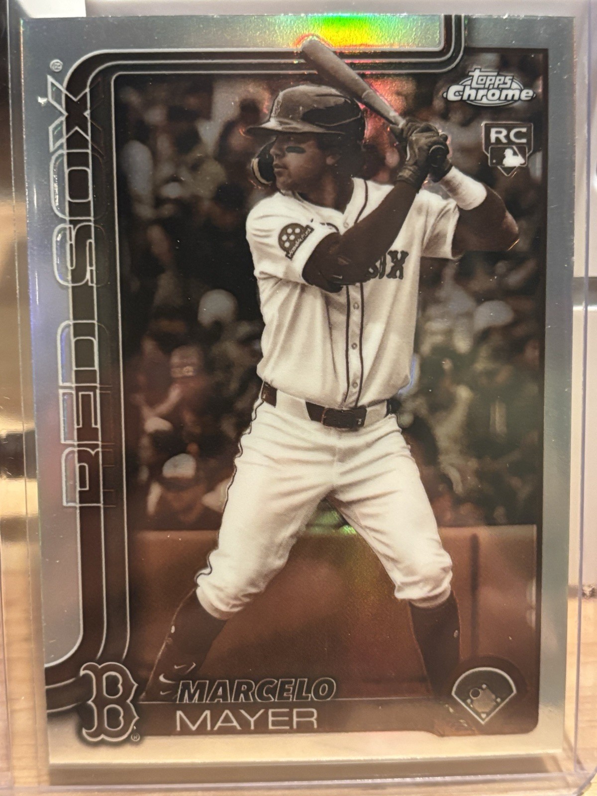 2025 Topps Chrome Update Series - Marcelo Mayer #USC9 Sepia Refractor (RC)