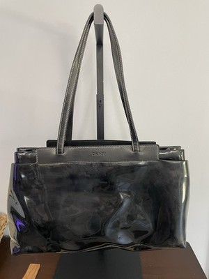 Dkny Black Large Tote Shoulder Bag 16x11x4''