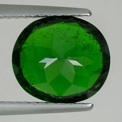 3.41 ct DULL LUSTER    NATURAL CHROME DIOPSIDE - OVAL Loose Gemstone CL - Image 2 of 2