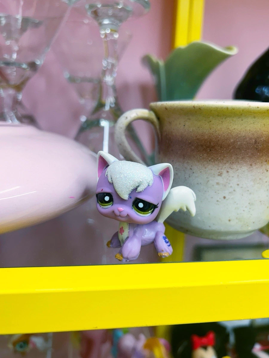 Figurine Littlest Pet Shop – Chat Angora 2271 – Hasbro – Occasion