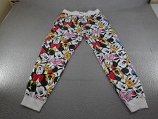 Disney Mickey And Friends Jogger Pants Youth XL Multicolor All Over Print AOP