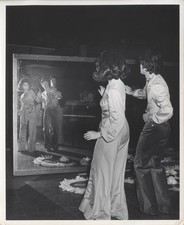 Donny  Marie Osmond Original 8x10 Photo 1970's rehearsing in mirror cool rare
