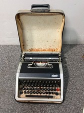 Typewriter Vintage Retro Not Tested w/ case Olivetti Lettera DL from Japan thumbnail