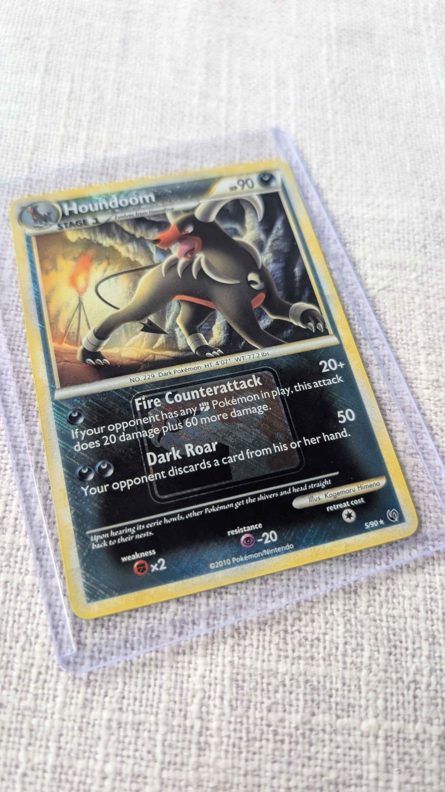 Houndoom 5/90 Undaunted Reverse Holo