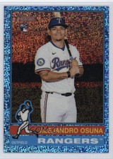 2025 Topps Heritage High Number Chrome Light Blue Sparkle Alejandro Osuna 2g8