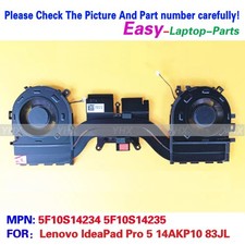New For IdeaPad Pro 5 14AKP10 83JL Thermal Module CPU GPU Heasink Fan 5F10S14234
