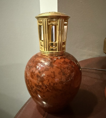 LAMPE BERGER FRANCE PORCELAIN FRAGRANCE LAMP 5151 SAINT CLEMENT + ORIGINAL WICK