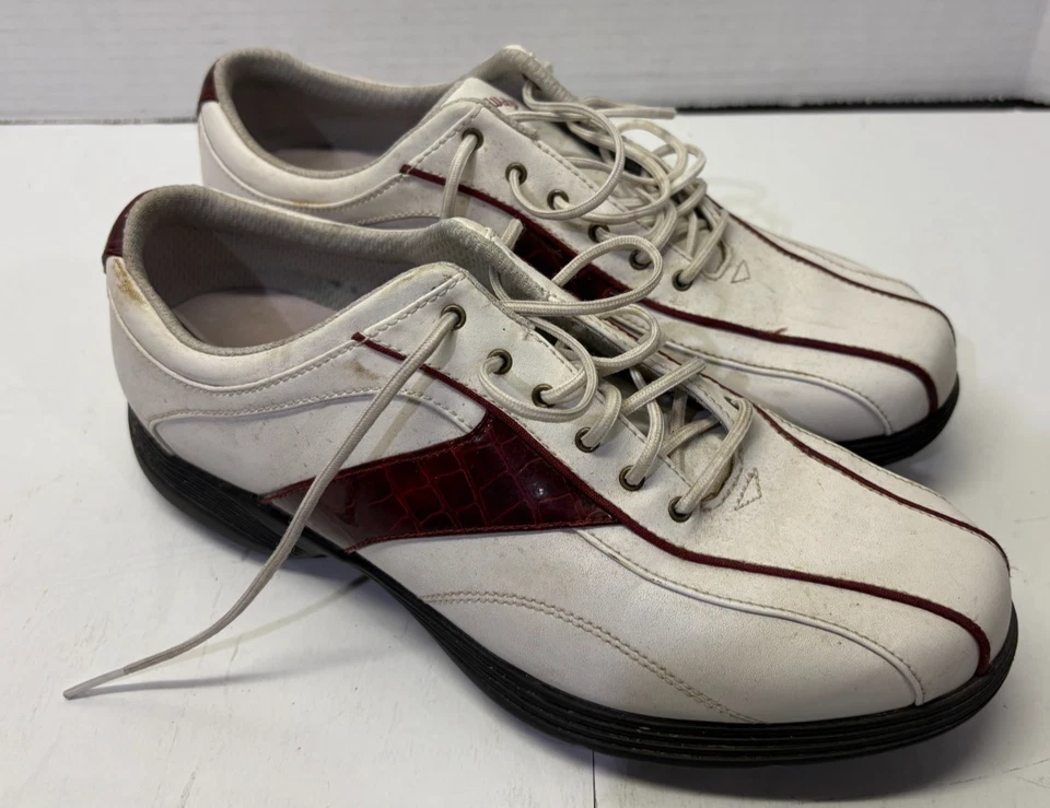 Selim fino feminino Callaway Golf Savory Comfort W415-31 branco/vermelho tamanho 7,5 - Imagem 2 de 4