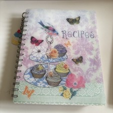 Retro Paperchase Spiral Spine, Wipe Clean RECIPE ORGANISER (Discontinued)