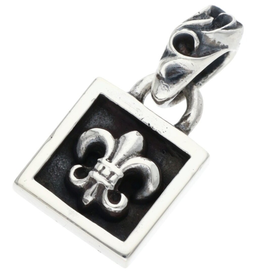 Chrome Hearts FRAMED BS FLUER Charm Silver Necklace Top for Men Used 6cd73c929b0 thumbnail 2