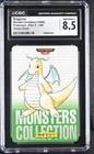 1996 VINTAGE Pokemon Bandai Carddass Green Card Dragonite CGC 8.5 NM-MT+