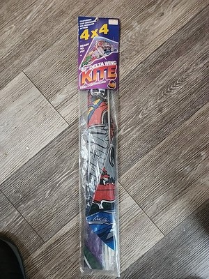 Vtg Spectra Star 42'' Delta Wing Kite, 4x4 Truck Car Crusher Keel-Control 1985 