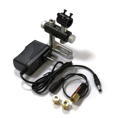 650nm rotes Laserdiodenmodul fokussierbar 13mmx42mm mit Strom und Kühlkörper