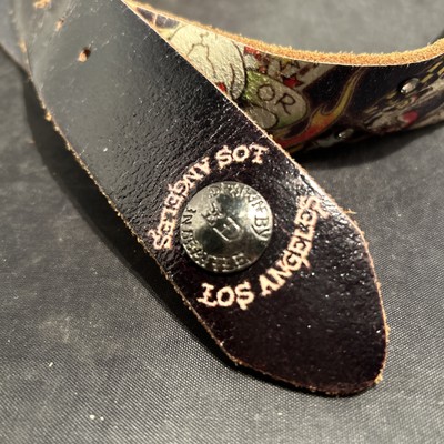 Vintage Y2K / 2000s Ed Hardy BlackHandmade Genuine Leather W