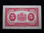 Luxembourg 5 Francs ND 1944 P43 Grand Duche  Lëtzebuerg Bank Money i4c3692 — photo 3