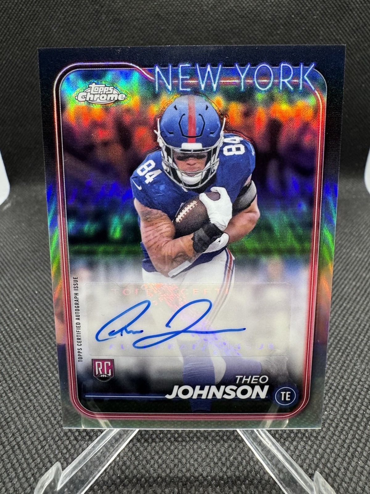 Theo Johnson Topps Chrome Rookie Autographs Variations #RATJO Base