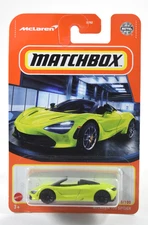 Matchbox Lime McLaren 720 Spyder MBX Showroom 2022 1/64