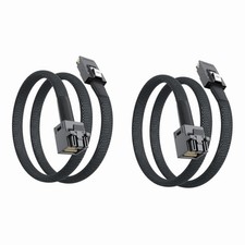 2 PCS 0.8m SFF8643 To SFF8087 Mini SAS HD Cable Sideband 12Gbps 6Gbps SAS