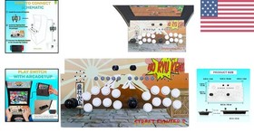 Ultimate Switch Fighting Stick for Arcade1Up - Dual Gamepad & Console Compatible