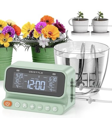 2 Zone Automatic Plant Waterer for Indoor, Plant Watering Devices for 30 Pott...