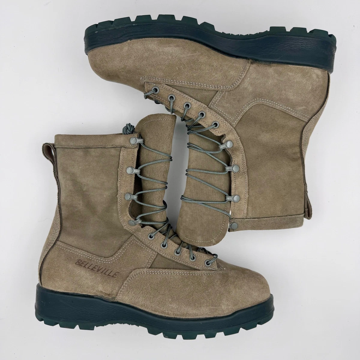 Belleville 610 ST Suede Military Boots Insulated Men’s Size 9.5 W Green Outdoor, Belleville 610 Steel Toe Sage Green Military | Mercari main image 3