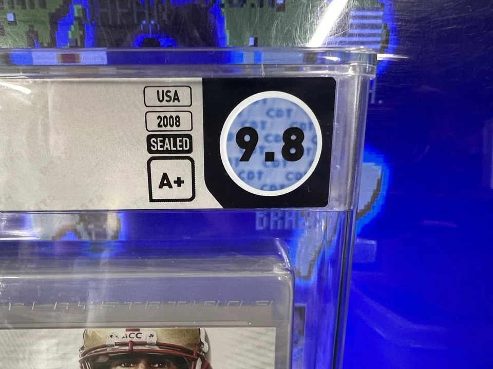 2008 PS3 NCAA Football 09 Graded WATA 9.8 A+ Boston College Matt Ryan Pre-Rookie - Image 2 of 4