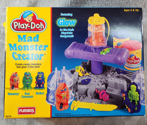Vintage Play-Doh Mad Monster Creator Set with Box 22110 Incomplete