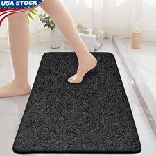 Non Slip Exfoliating Shower Mat PVC Durable Bath Mat Kids Seniors Safety New