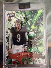Joe Burrow 1/1 2025 Wild Card Holiday Splat Cincinnati Bengals