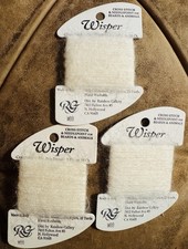 Rainbow Gallery Wisper Very Furry Fiber Lot of 3 Cards - Thread - Needlepoint