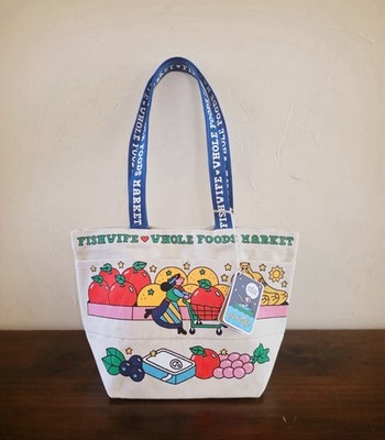 Whole Foods Market× Fishwife トートバッグ Whole Foods x Fishwife “Medium” Tote Bag Limited Edition | eBay