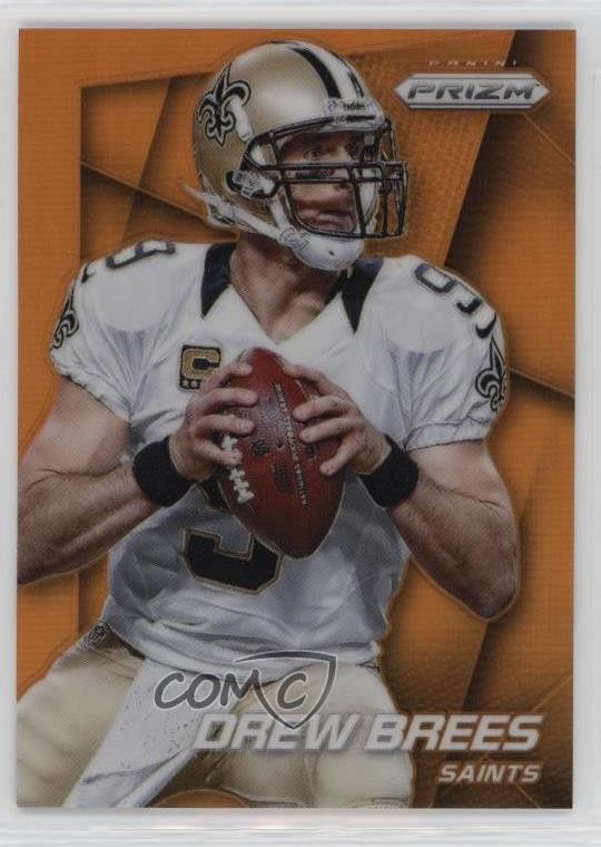 2014 Panini Prizm Orange Prizm Drew Brees #191 8o0