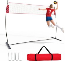 12FT Volleyball Net for Backyard Beach,Adjustable Height,Portable,Quick Setup