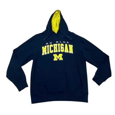 VINTAGE MICHIGAN WOLVERINES American Football Hoody M US NFL Kapuzenpullover
