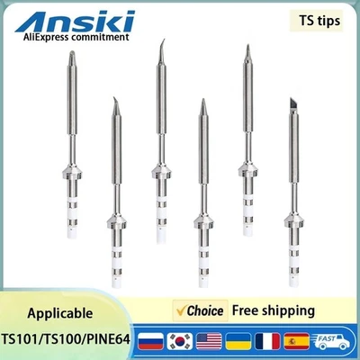 Pinecil Tips - TS100 TS101 Replacement Soldering Iron Tips - Fast Shipping - Image 1 of 4