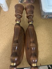 Pair of Wooden Candelabra  s decor