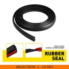 1-10 10 Car Windshield Window Trim Edge Moulding Rubber Weatherstrip Seal Strip