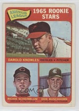 1965 Topps High # Darold Knowles Richie Scheinblum Don Buschhorn #577 nr0
