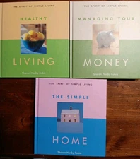 The Spirit of Simple Living 3 Piece Book Set- Home Money Healthy Living
