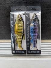 13 FISHING Glidesdale 185 Rusty Bream & Clear Perch Sinking 2.5 OZ, 6 2/3" Lot 2