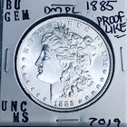 1885 BU GEM MORGAN SILVER DOLLAR UNC MS+++ U.S. MINT RARE COIN 7019