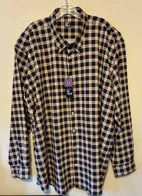 NEW Westport No Tuck Shirt Men's Size 4XMT Big & Tall Long Sleeve Performance