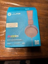 Jlab jbuddies studio on-ear kids wired headphones grey  blue 