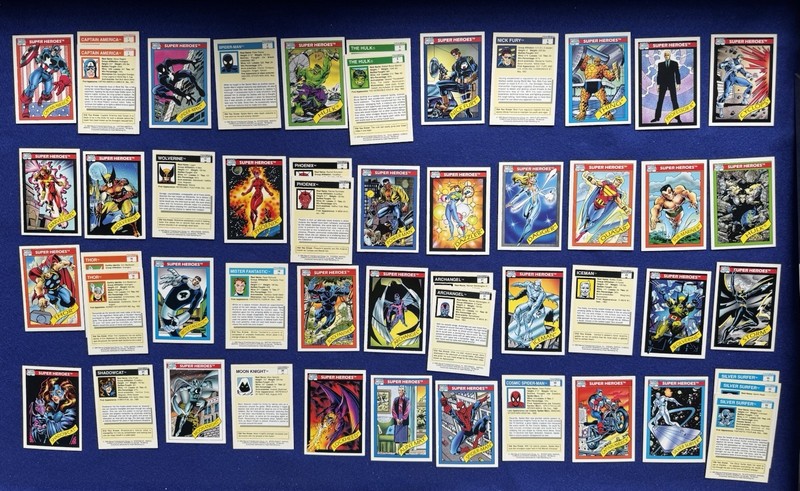 Marvel Trading Cards Huge Lot - 1100+ Cards 1990-1991-1992 NR-MINT
