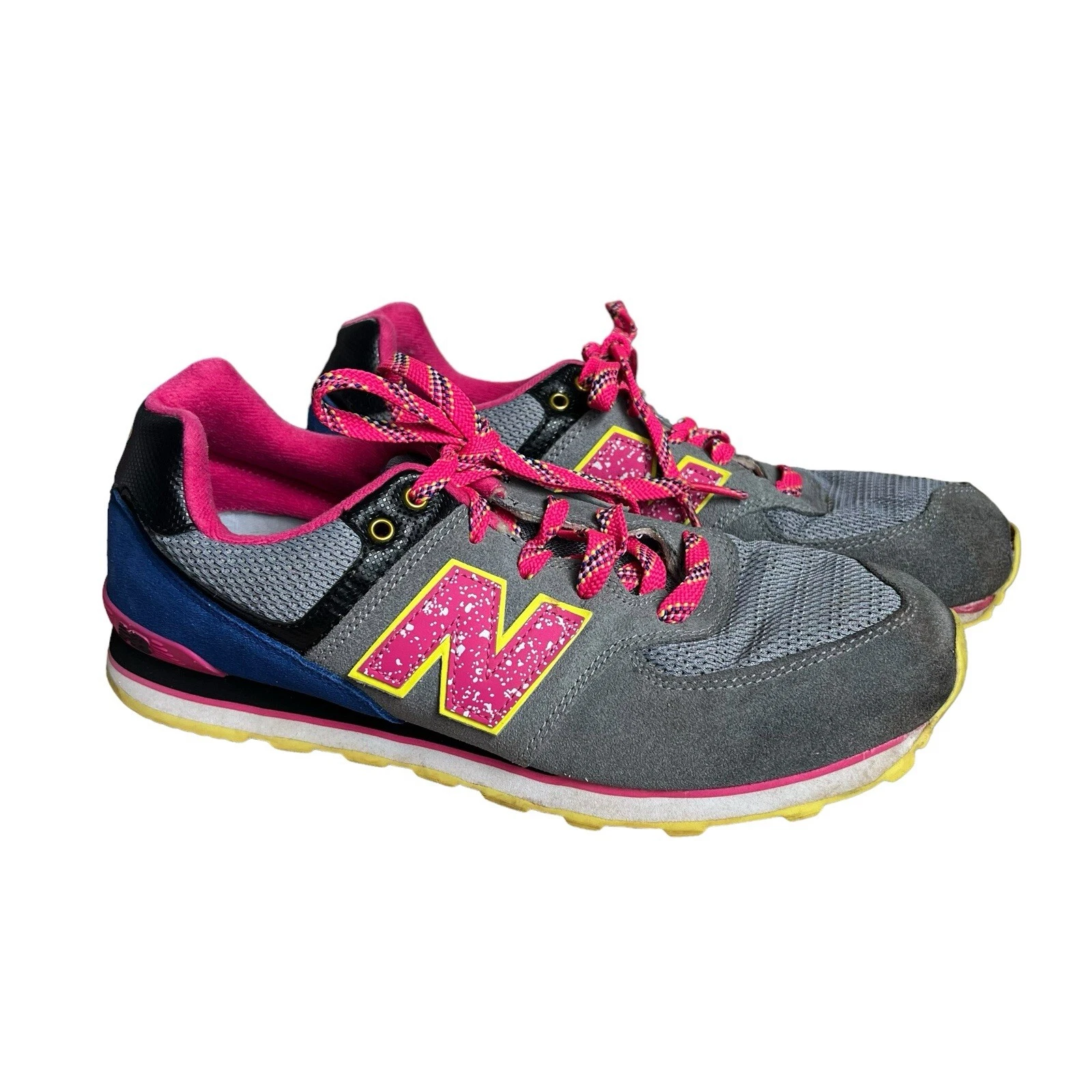 New balance 564 classics sneakers uomo grigio rosa blu giallo taglia 7 kl574o6g