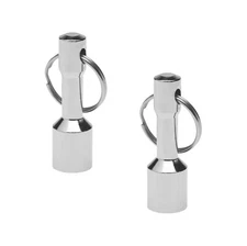 2 PCS Keychain Neodymium Magnet for Testing Brass, Gold, Silver, Coins, Jewelry