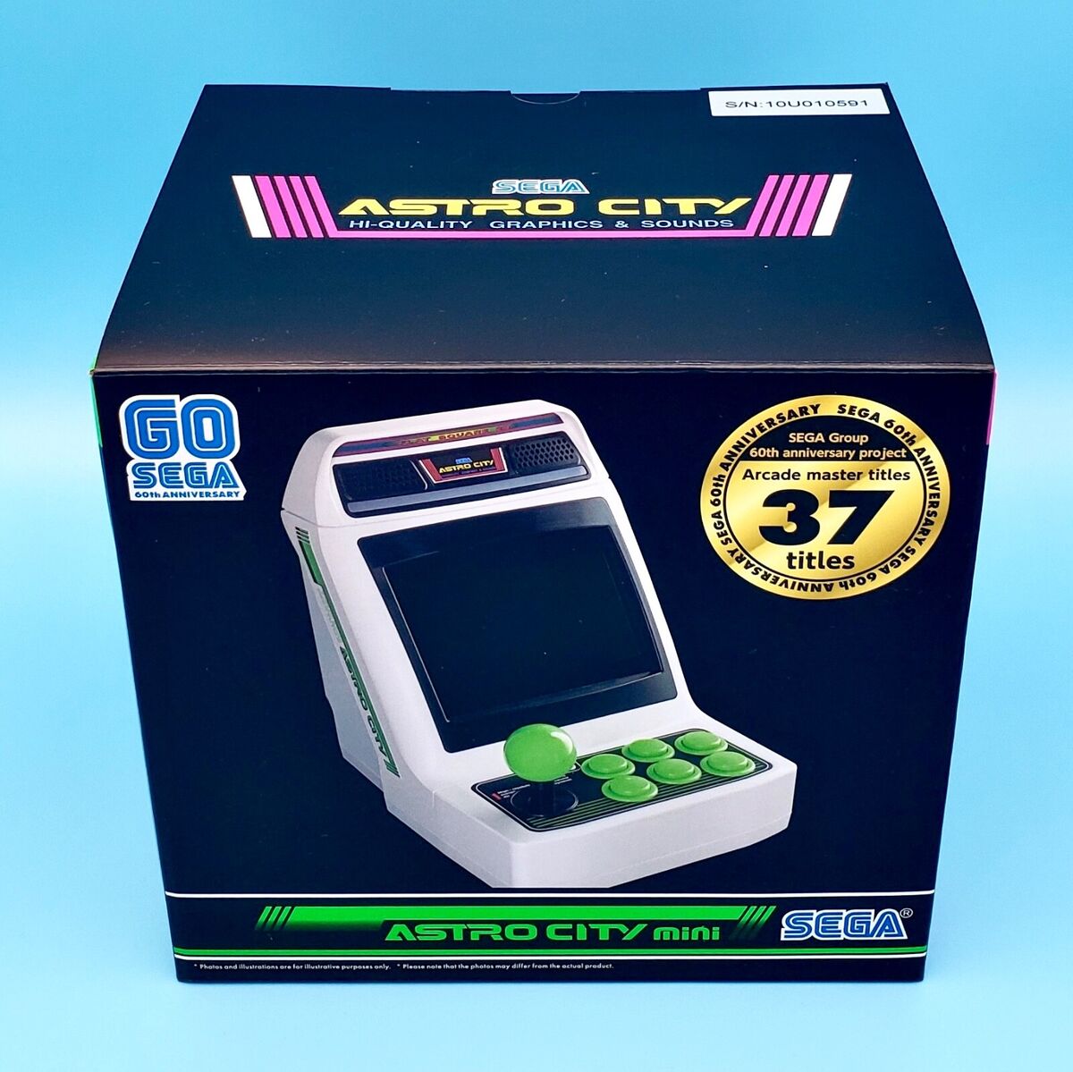 SEGA Astro City Mini Retro Arcade Cabinet 37 Games Limited SEGA Astro City Mini Retro Arcade Cabinet 37 Games Limited